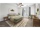 Spacious bedroom with large window and neutral decor at 901 S Smith Rd # 1012, Tempe, AZ 85281