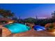 Inviting pool and spa with stunning desert views at 42035 N 113Th Way, Scottsdale, AZ 85262