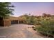 Two-car garage with desert landscaping and mountain views at 42035 N 113Th Way, Scottsdale, AZ 85262