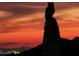 Majestic sunset view over desert landscape and city lights at 42035 N 113Th Way, Scottsdale, AZ 85262