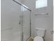 Clean bathroom with shower stall, toilet, and a small window at 15240 N 142Nd Ave # 2111, Surprise, AZ 85379