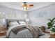 Comfortable bedroom with ceiling fan and ample natural light at 8420 N 15Th St, Phoenix, AZ 85020