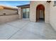 Private patio with access from the home's interior at 13049 W Redbird Rd, Peoria, AZ 85383