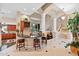 Island kitchen with granite countertops and ample cabinet space at 26348 N 104Th Way, Scottsdale, AZ 85255