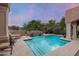 Relaxing pool area, perfect for outdoor entertaining at 26348 N 104Th Way, Scottsdale, AZ 85255