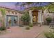 Charming courtyard entry with a peaceful atmosphere at 26348 N 104Th Way, Scottsdale, AZ 85255