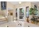 Elegant entryway with staircase and high ceilings at 26348 N 104Th Way, Scottsdale, AZ 85255