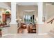 Spacious living room with hardwood floors and large windows at 26348 N 104Th Way, Scottsdale, AZ 85255