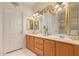 Bathroom boasts double vanity and a large shower at 3301 S Goldfield Rd # 3004, Apache Junction, AZ 85119