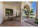Relaxing patio area with a table and chairs at 3301 S Goldfield Rd # 3004, Apache Junction, AZ 85119