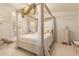 Bedroom with four-poster bed and ensuite bathroom view at 3301 S Goldfield Rd # 3004, Apache Junction, AZ 85119