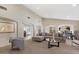 Open living space with sectional sofa and ample natural light at 6516 E Maverick Rd, Paradise Valley, AZ 85253
