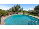 Relaxing kidney shaped pool with mosaic tile detail at 6516 E Maverick Rd, Paradise Valley, AZ 85253