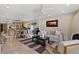Open floor plan seamlessly combines kitchen and living areas, perfect for entertaining at 6516 E Maverick Rd, Paradise Valley, AZ 85253