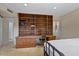Bedroom with large built-in desk and shelving unit at 6516 E Maverick Rd, Paradise Valley, AZ 85253