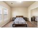 Bright bedroom with mirrored closet doors and neutral decor at 8865 E Baseline Rd # 753, Mesa, AZ 85209