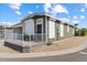 Single-Gathering home with a neutral color scheme and a small patio at 8865 E Baseline Rd # 753, Mesa, AZ 85209