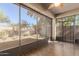 Relaxing screened porch overlooking the backyard at 3432 E Strawberry Dr, Gilbert, AZ 85298