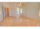 Spacious bedroom with hardwood floors and an ensuite bathroom at 19999 W Fawny Ln, Casa Grande, AZ 85122