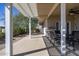 Covered patio extends to the backyard at 8183 W Raven Dr, Arizona City, AZ 85123