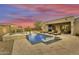 Inviting pool and spa with ample lounge space for relaxation at 15201 S 183Rd Dr, Goodyear, AZ 85338