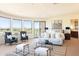Spacious main bedroom with sitting area and stunning views at 10648 E Greythorn Dr, Scottsdale, AZ 85262