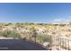 Scenic view of desert landscape from balcony at 10648 E Greythorn Dr, Scottsdale, AZ 85262