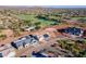 Aerial view of a new home community with golf course views at 3939 S Veronica Ln, Gold Canyon, AZ 85118