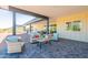 Relaxing patio area with seating and a view at 3939 S Veronica Ln, Gold Canyon, AZ 85118