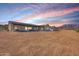 Backyard of a single-story home with mountain views at 3939 S Veronica Ln, Gold Canyon, AZ 85118