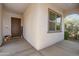 Front porch with seasonal decorations and seating at 10737 E Simone Ave, Mesa, AZ 85212