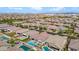 Community overview with multiple homes and pools at 10737 E Simone Ave, Mesa, AZ 85212