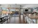 Open concept dining area with views of the backyard and kitchen at 10737 E Simone Ave, Mesa, AZ 85212