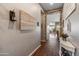 Inviting hallway with farmhouse-style decor at 10737 E Simone Ave, Mesa, AZ 85212