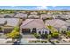 Aerial view of single-story home with driveway and landscaping at 10737 E Simone Ave, Mesa, AZ 85212