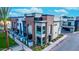 Modern townhome with private patio and walkway at 142 E Hearne Way, Gilbert, AZ 85234