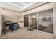 Outdoor patio with sliding glass doors leading to the interior at 14020 N Thunderbird Blvd, Sun City, AZ 85351