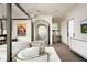 Main bedroom with a sitting area and wet bar at 11200 E Canyon Cross Way, Scottsdale, AZ 85255