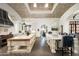 Gourmet kitchen with double islands, custom cabinetry, and a brick vaulted ceiling at 11200 E Canyon Cross Way, Scottsdale, AZ 85255