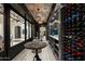 Long view of wine cellar with extensive wine storage at 11200 E Canyon Cross Way, Scottsdale, AZ 85255
