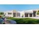 Single-story home with stucco exterior, stone accents, and 3-car garage at 28021 N 156Th St, Scottsdale, AZ 85262