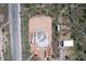High-angle view of a new home's foundation and framing in a rural setting at 28021 N 156Th St, Scottsdale, AZ 85262