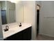 Modern bathroom with double sinks and updated fixtures at 31021 W Columbus Ave, Buckeye, AZ 85396