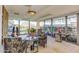 Spacious living room with floor to ceiling windows and city views at 7161 E Rancho Vista Dr # 6001, Scottsdale, AZ 85251