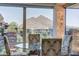Elegant dining area with glass table and mountain backdrop at 7161 E Rancho Vista Dr # 6001, Scottsdale, AZ 85251