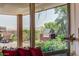 Stunning patio view with outdoor kitchen and mountain backdrop at 7161 E Rancho Vista Dr # 6001, Scottsdale, AZ 85251