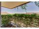 Peaceful balcony with mountain views and climbing plants at 7161 E Rancho Vista Dr # 6001, Scottsdale, AZ 85251
