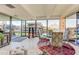 Bright dining area with glass table and mountain views at 7161 E Rancho Vista Dr # 6001, Scottsdale, AZ 85251