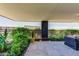 Private patio with water feature and city views at 7161 E Rancho Vista Dr # 6001, Scottsdale, AZ 85251