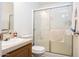Clean bathroom with shower/tub combo and updated vanity at 2601 E Allred Ave # Br24, Mesa, AZ 85204